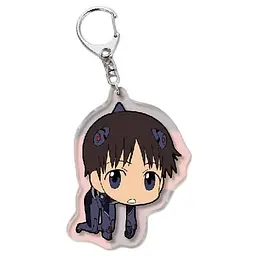 Брелок акриловий Євангеліон Сіндзі Ікарі Evangelion Shinji Ikari 5 см