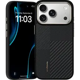 Чохол Benks Montage ArmorPro Kevlar Case 600D/1500D Magnetic для Apple iPhone 17 Pro Max Black [145678]