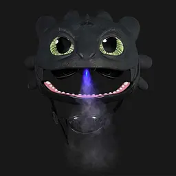 Інтерактивна маска Dragons Беззубик з мультфільму Як приборкати дракона чорна (SM66677/6072832) - мініатюра 7