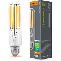 LED лампа VIDEX Filament T38F 24W E27 5000K (VL-T38F-24275)