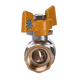 Кран кульовий прямий Q Professional 1/2″ ВВ ЖБ PN40 QP151 - мініатюра 3