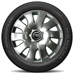 Ковпак колеса з емблемою Renault Opel Nissan SKS425 R16 сірий з логотипом на вибір 4 шт