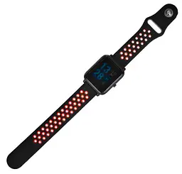 Спортивний ремінець Primo Perfor Sport для годинника Xiaomi Huami Amazfit Bip/Amazfit GTS Black Red - мініатюра 4