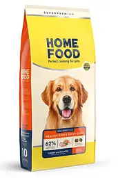 Корм для собак великих порід Home Food з індичкою та лососем 10кг