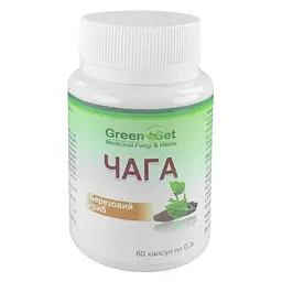 Чага - Березовий гриб GreenSet 60 капсул - мініатюра 2