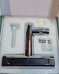 Насадка на кран з поворотом 360 ° аератор 3 режиму UKC SHOWER HEAD - мініатюра 4