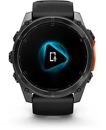 Смарт-годинник Garmin Fenix 8 51mm AMOLED Slate Gray with Black Silicone Band (010-02905-00) - мініатюра 4