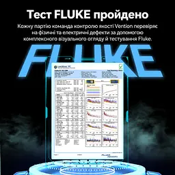 Мережевий патч-корд Ethernet Cat8 SFTP Vention 0,5 м LAN-кабель тип роз’єму RJ45 8P8C швидкість передавання 40 Гбіт/с і смуга пропускання 2000 МГц 2 прозорі пилозахисні ковпачки RJ45 у комплекті PVC-оболонка з бавовняним обплетенням чорний (IKOBD) - мініатюра 15