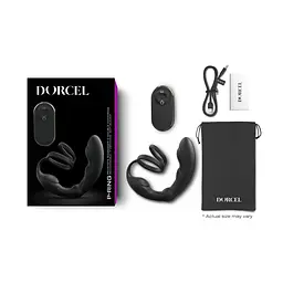 Масажер простати Dorcel P-Ring з ерекційним кільцем та пультом ДК - миниатюра 5