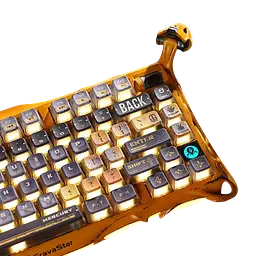 Клавіатура Gravastar Mercury K1 Pro Battle Worn-Yellow - мініатюра 3