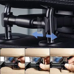 Подушка на підголовник Baseus First Class Car Headrest / Пінополіуретан екошкіра / Чорна 1 шт (CRTZ01-01) - мініатюра 5