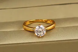Кільце Xuping Jewelry Шість граней щастя р 18 золотисте
