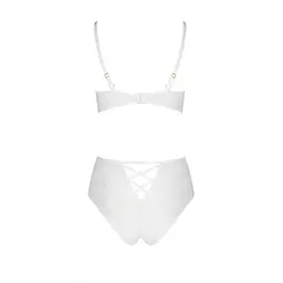Еротичний комплект із малюнком Passion LOVELIA BIKINI white L/XL - мініатюра 4