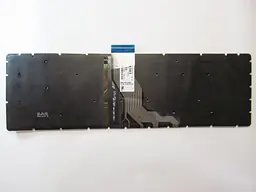 Клавіатура для ноутбуків HP 250 G6, 255 G6, 15-bs, 15-bw, 15-cb, 15-cw чорна без рамки з підсвічуванням RU/US High - мініатюра 2