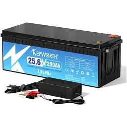 Акумулятор Kepworth LiFePO4 24V 25.6V/200Ah/5120Wh [KW-24-200] [125493] - мініатюра 2