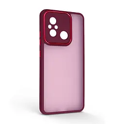 Защитный чехол для Xiaomi Redmi 12C, Shade, бордовый, TPU+PC, матовый, защита всего корпуса, панель-накладка, противоударный, с высокими бортами, амортизирует удары при падениях, ArmorStandart (ARM70104)