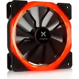 Кулер до корпусу Vinga (LED fan-01 red)