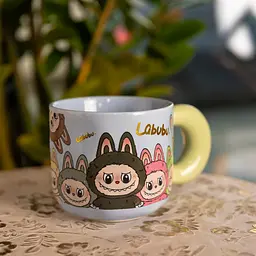 Чашка порцелянова LABUBU Pure Happines 400 мл блакитний FM-22D - мініатюра 2