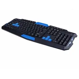 Ігрова клавіатура + миша бездротова UKC HK8100 чорна (HK8100_558) - мініатюра 2