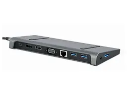 Мультипортовий адаптер Cablexpert A-CM-COMBO9-02 - мініатюра 3