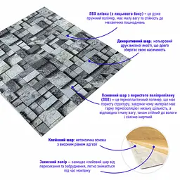 Панель стінова 700x770cmx3mm (D) SW-00001996 - мініатюра 2