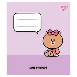Набір зошитів Yes Line Friends Stylish А5, 12 аркушів 25 шт. (767645) - мініатюра 5
