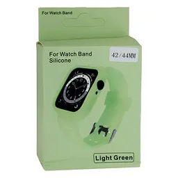 Ремінець силіконовий футляр Anchor Watch Band Apple Watch 42-44 мм Light Green - мініатюра 2