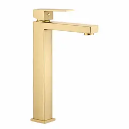 Змішувач для умивальника VBI Loreno високий brushed gold VBI-050201BG