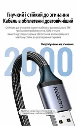 USB-хаб для розширення портів UGREEN CM473 USB-концентратор Штекер USB-A 3.0 для підключення до хоста та 4 вихідні порти USB-A 3.0 Передавання даних до 5 Гбіт/с Вхід USB-C лише для додаткового живлення 5 В 2 А Сумісний із Windows macOS і Linux Підключення та робота без драйверів LED-індикатор стану підключення Вбудований кабель 20 см космічний сірий (20805) - мініатюра 12
