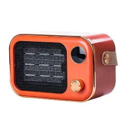 Тепловентилятор електричний DESKTOP HEATER 1200 Вт до 15 кв.м. SmartX HPAQL039O Помаранчевий - мініатюра 2