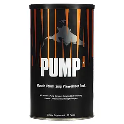 Набір перед тренуванням для збільшення об’єму м’язів Universal Nutrition Animal Pump, 30 пакетиків