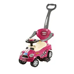 Дитяча каталка-толокар із батьківською ручкою Bambi 30х63х32,5 см det0015275