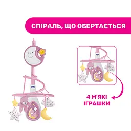 Іграшка на ліжечко Chicco Next2Dreams, рожевий (07627.10) - мініатюра 5