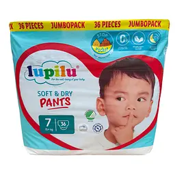 Підгузки-трусики Lupilu Soft & Dry 7 (15+ кг) 36 шт