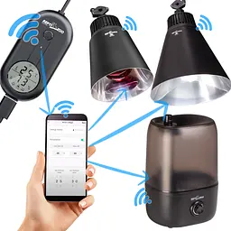 Термогігрометр електронний з Wi-Fi Repti-Zoo Smart Wi-Fi thermo-hygrometer (ZSH105) - мініатюра 2