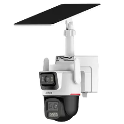 Відеокамера Dahua DH-IPC-PTS2649C-3E3Z-4GB20 автономна 4G поворотна WizColor Hybrid-zoom 3+3MP із сонячною панеллю