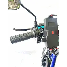 Електровелосипед Minako Monster Pro 16" 1000W 60V 30Ah гідравлічні гальма синій - мініатюра 10