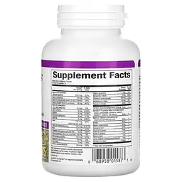 Мультивітаміни для жінок 50+ Natural Factors MultiFactors Women's 50+, 90 вегетаріанських капсул - мініатюра 2