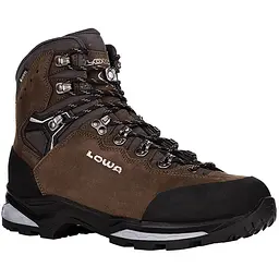 Черевики чоловічі Lowa Camino Evo GTX 46 Чорний-Коричневий - мініатюра 3