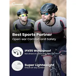 Бездротові навушники Kimwood Bluetooth з кістковою провідністю - мініатюра 4