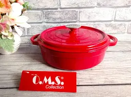 Сотейник чавунний O.M.S. Collection 3365-24 2,8л Red - мініатюра 4