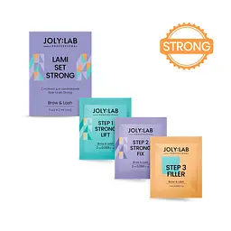 Система для ламінування брів та вій Strong Joly:Lab 3 шт х 2 мл