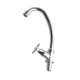 Змішувач QN 1/2" монокран на гайці (КРАТНО 2шт) AQUATICA QN-1G158C (9786600) - мініатюра 2