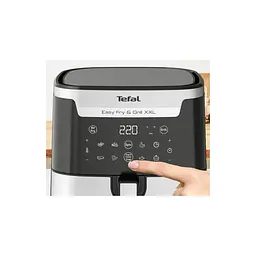 Фритюрниця TEFAL Easy Fry XXL Flexcook EY801D15, 1,5 кг, 6,5 л, 1830 Вт, чорно-сріблястий - мініатюра 2