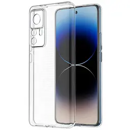 TPU чохол Epic Transparent 1,5mm Full Camera для Xiaomi 12T / 12T Pro Безбарвний (прозорий) - мініатюра 2