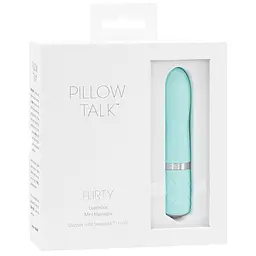 Вібратор Pillow Talk Flirty 11 см блакитний - мініатюра 5