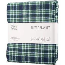 Плед Ardesto Flannel 200х160 см клітинка зелена (ART0702PB) - мініатюра 4