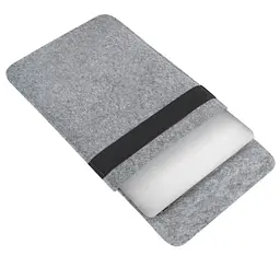 Чохол Gmakin Apple MacBook Air/Pro 13" GM16-13 Felt Case Grey [73591] - мініатюра 3