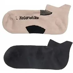 Шкарпетки Naturehike NH21FS014 2 пари L Бежевий/Чорний (1047-6927595773161)