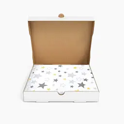 Бортики в дитяче ліжечко 30x120 YELLOW STAR, білий (WeltBed_StarYellowGrey_White_30x120) - мініатюра 3